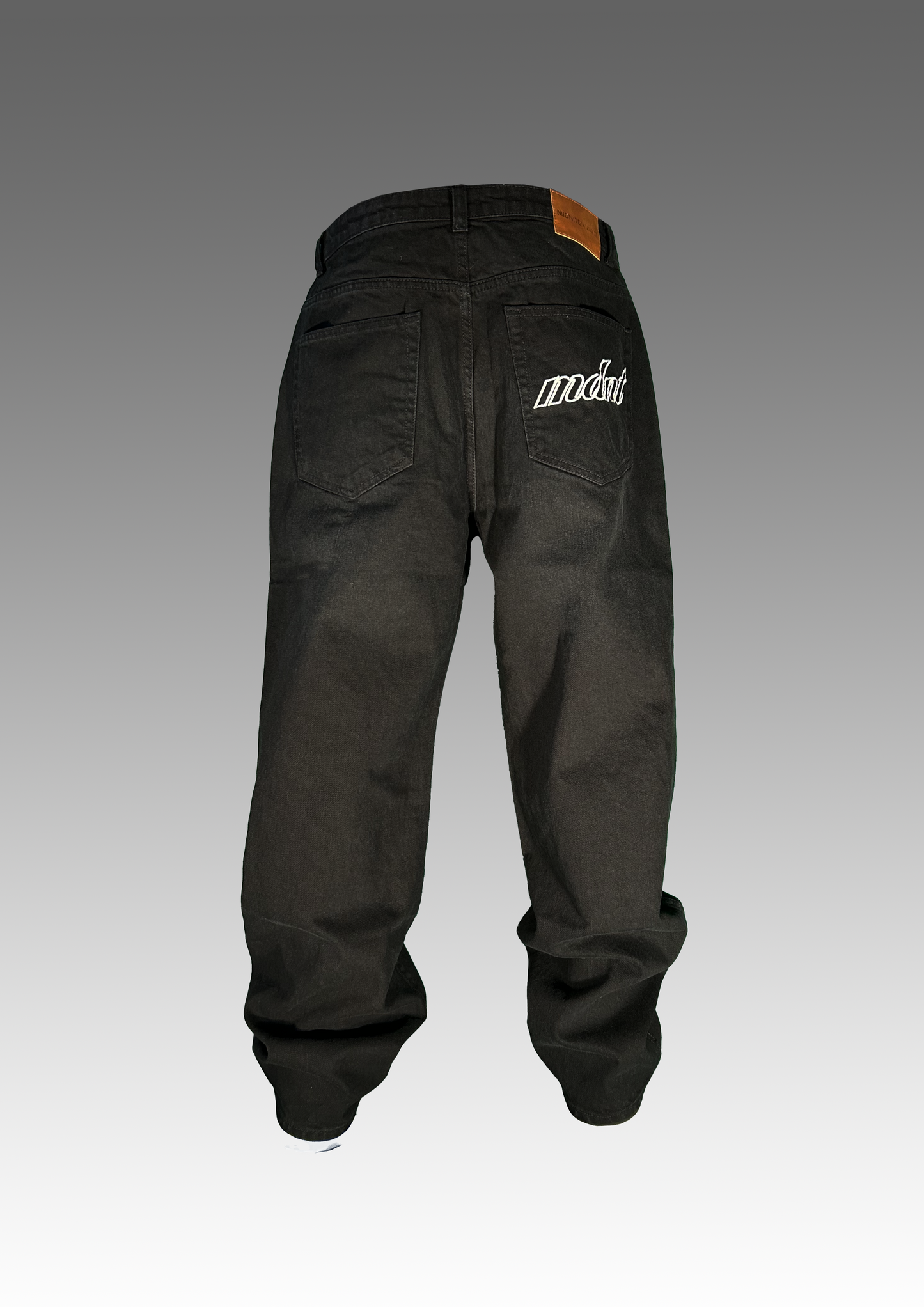 DENIM BAGGY 90s black