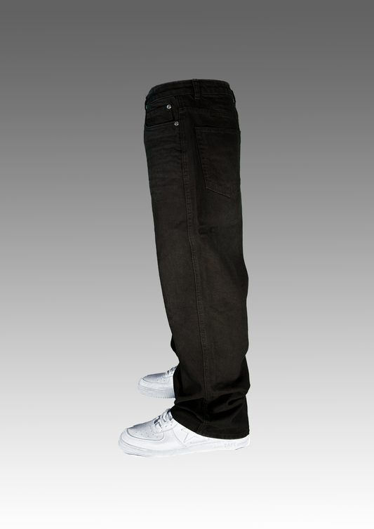 DENIM BAGGY 90s black