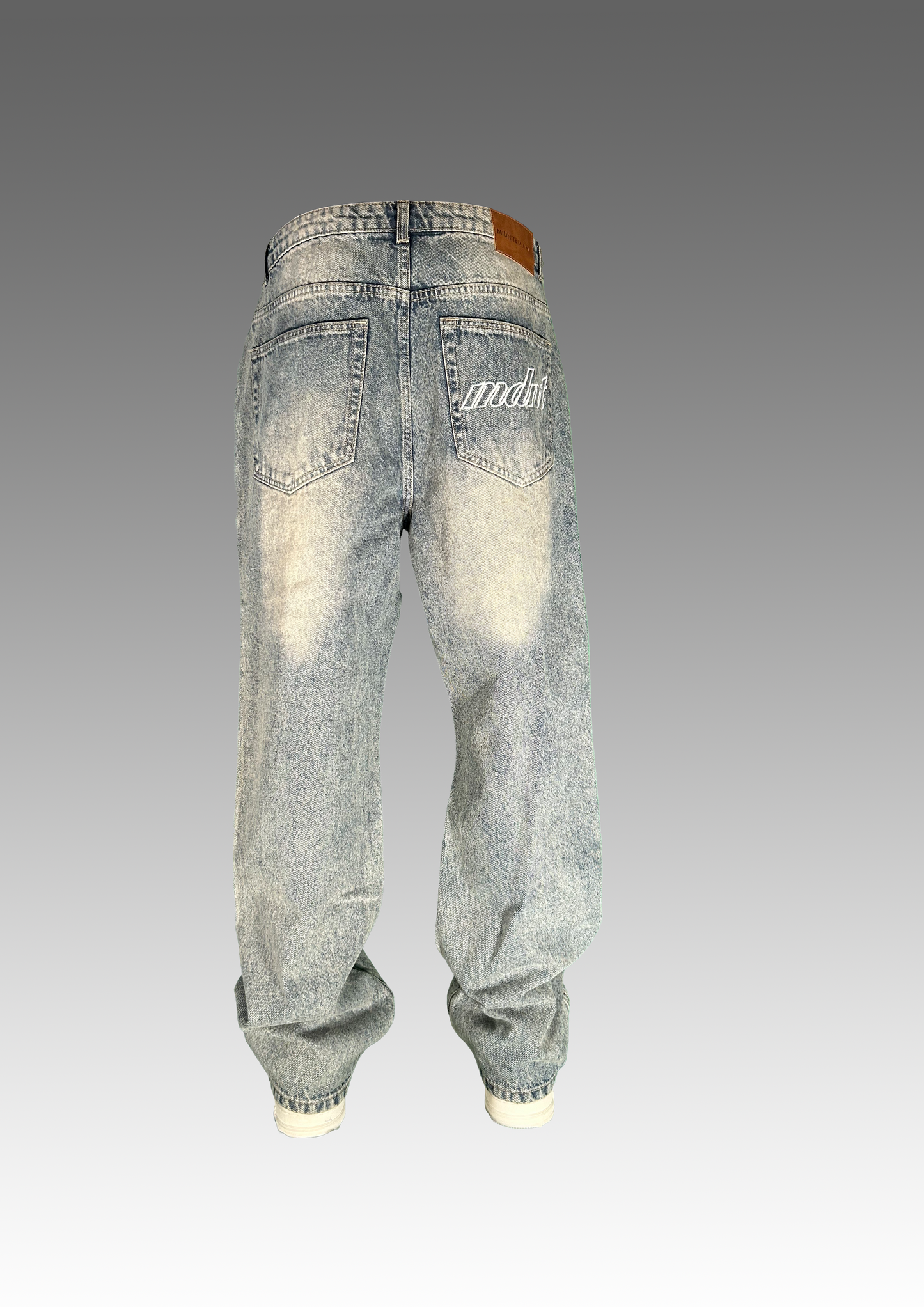 DENIM BAGGY 90s light blue tinted