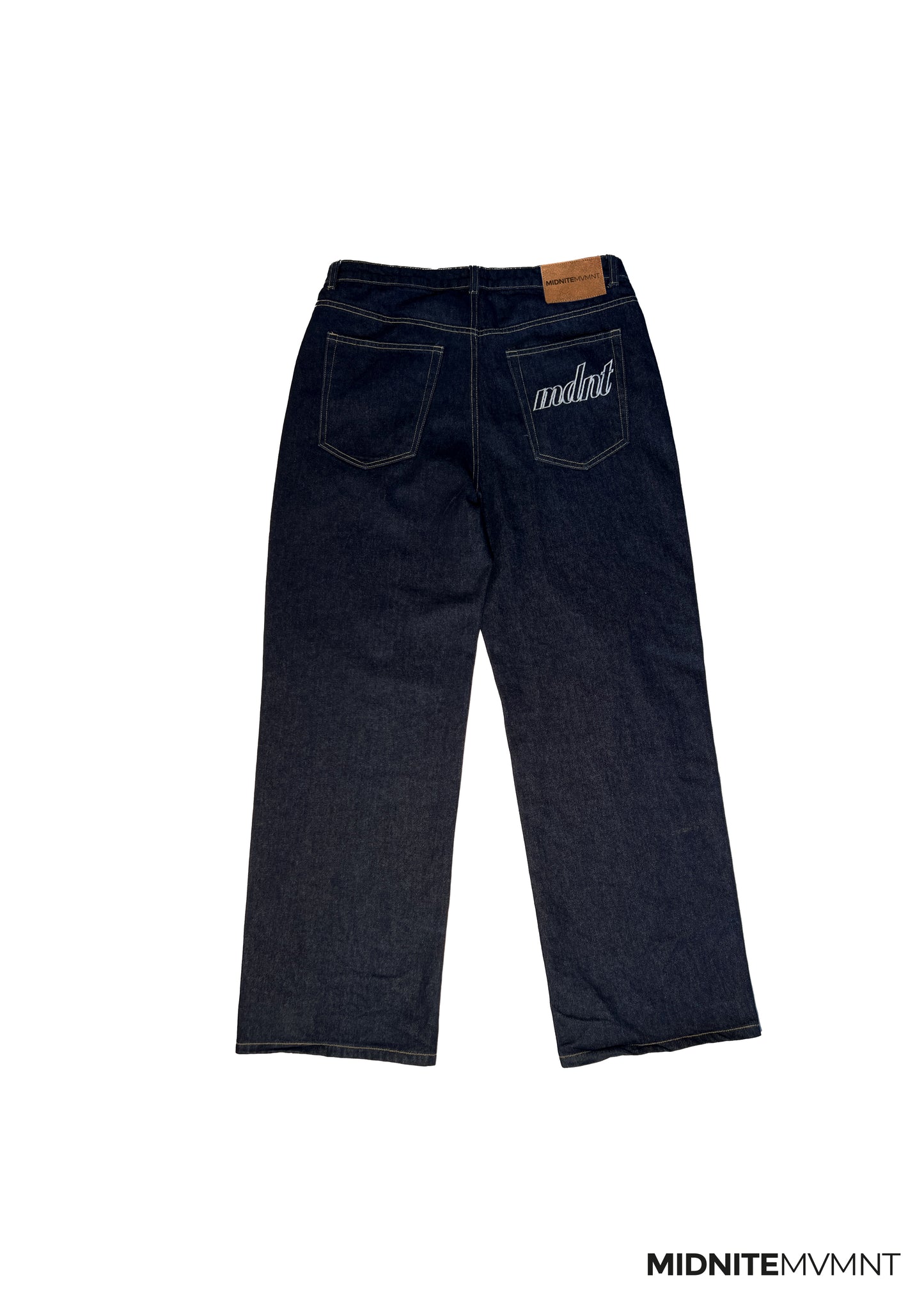 DENIM BAGGY 90s raw dark blue