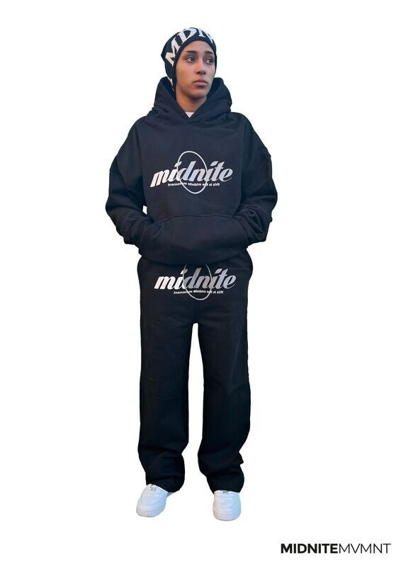 HOODIE Circle black