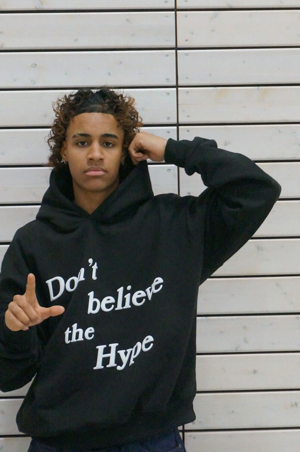 HOODIE Hype Puffer black