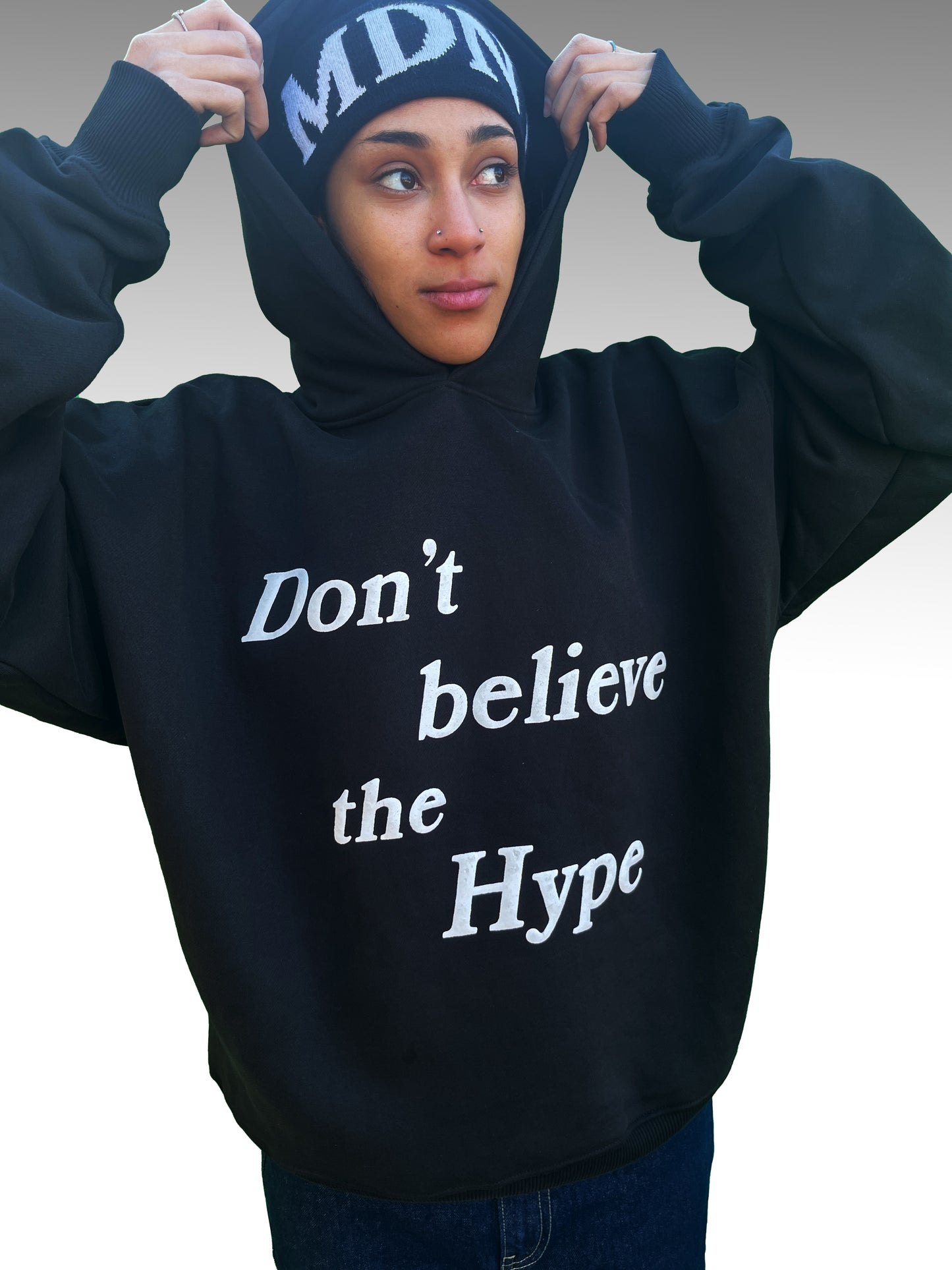 HOODIE Hype Puffer black