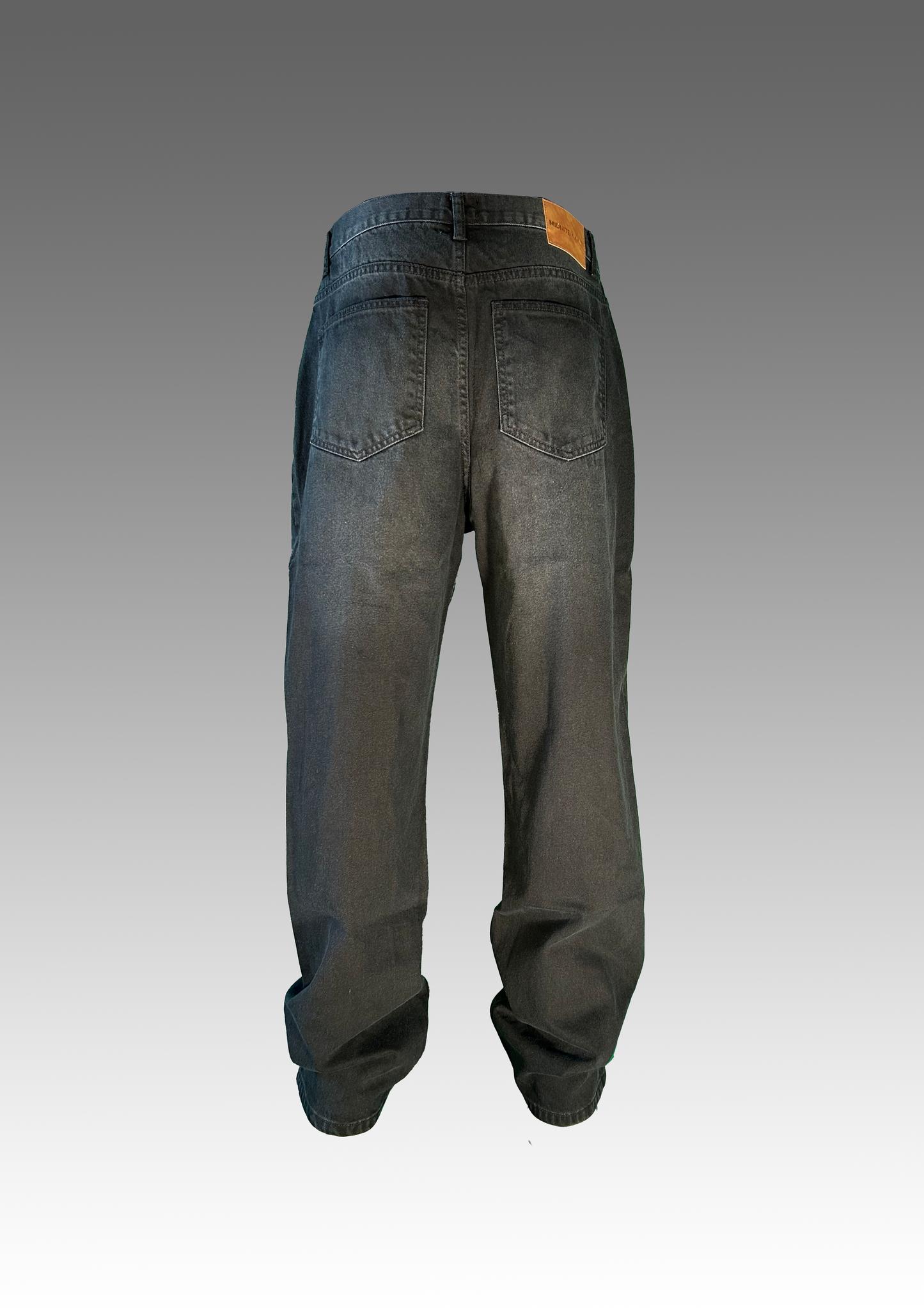 DENIM LOOSE FIT black