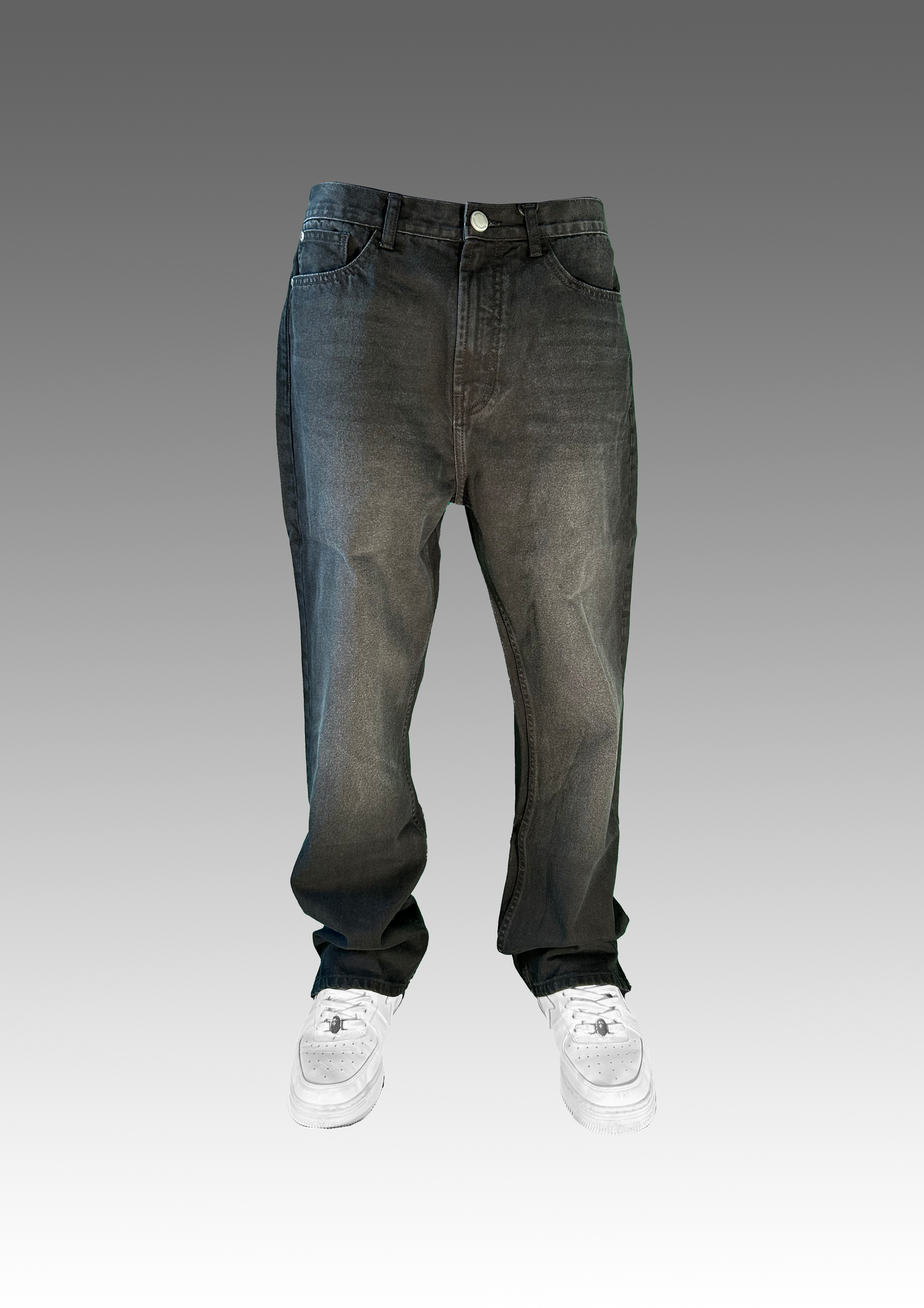 DENIM LOOSE FIT black