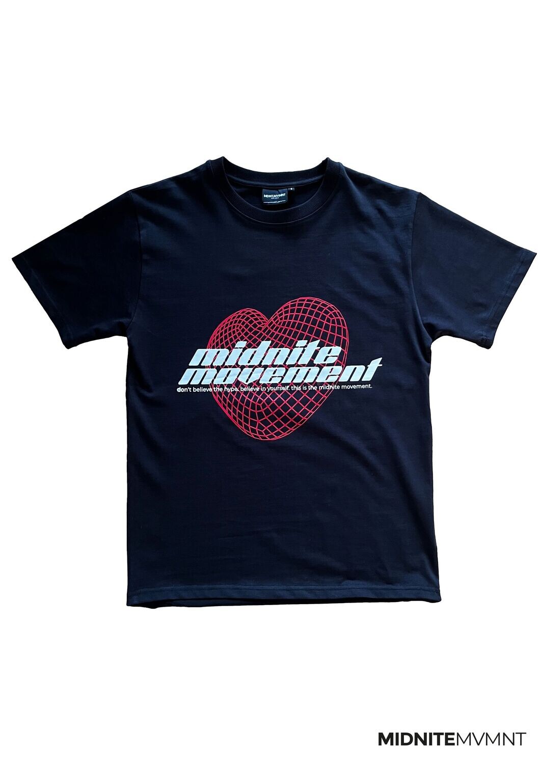 T-SHIRT Heart regular fit black