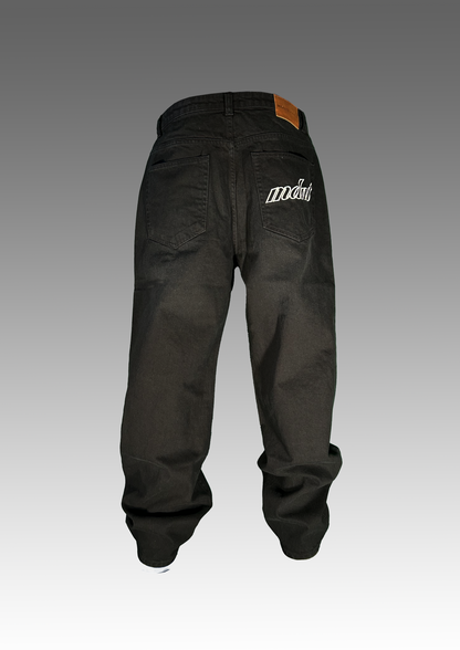 DENIM BAGGY 90s black