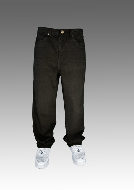 DENIM BAGGY 90s black