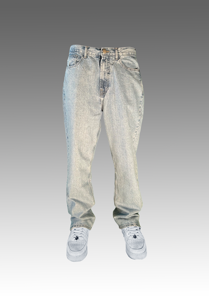 DENIM LOOSE FIT light blue washed
